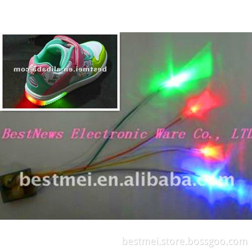 hot selling waterproof flash led kids shoes light